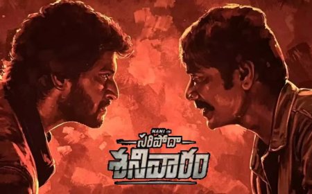 Saripodhaa Sanivaaram Movie Review :నాని సరిపోదా శనివారం మూవీ రివ్యూ