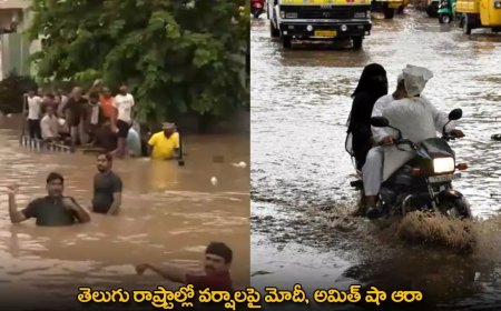 PM Modi: వరద పరిస్థితులపై మోదీ  మోదీ, అమిత్ షా ఆరా