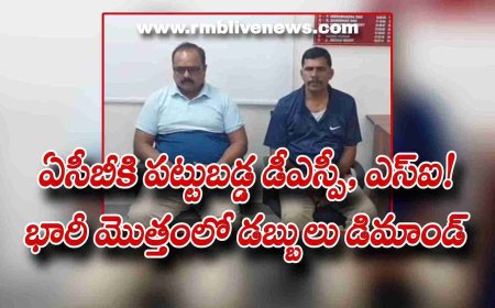 ఏసీబీకి పట్టుబడ్డ డీఎస్పీ, ఎస్ఐ! భారీ మొత్తంలో డబ్బులు డిమాండ్