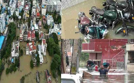 Bengaluru : వరద నీటిలోనే బెంగళూరు.. జనం అష్టకష్టాలు